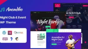 Anondho - Event WordPress Theme
