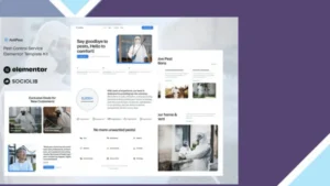 AntiPest - Pest Control Service Elementor Template Kit