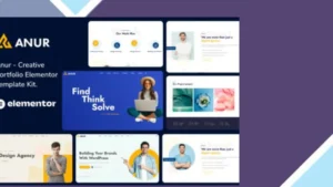 Anur - Portfolio Elementor Template Kit