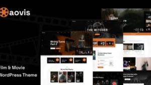 Aovis - Booking Movie Tickets WordPress Theme