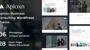 Aploxn - Business Consulting WordPress Theme