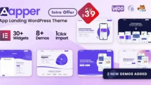Apper - WordPress Multi-concept App Landing Page Theme