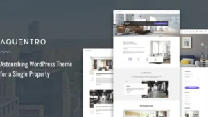 Aquentro - Ultimate Single Property WordPress Theme