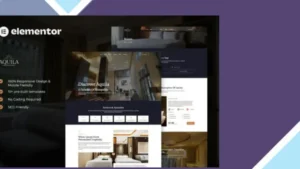 Aquila - Luxury Hotel and Resort Elementor Template