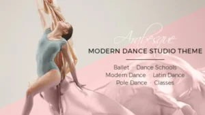 Arabesque - Modern Ballet School and Dance Studio Theme