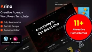 Arino - Creative Agency WordPress Theme