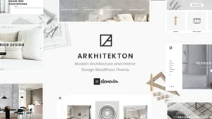 Arkhitekton - Modern Architecture and Interior Design WordPress Theme