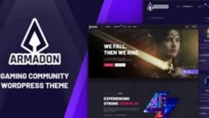 Armadon - Gaming Community WordPress Theme