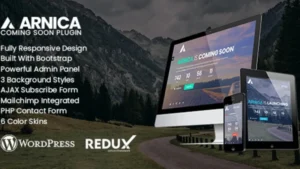 Arnica - Creative Coming Soon WordPress