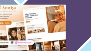 Aroviya - Beauty and Spa Salon Elementor Template Kit