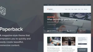 Array Themes Paperback WordPress Theme