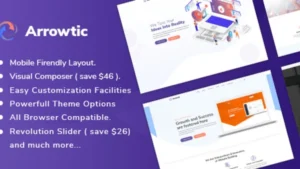 Arrowtic - Digital Marketing Agency WordPress Theme