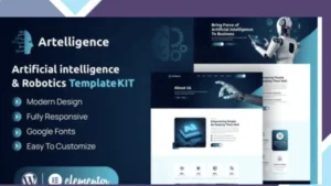Artelligence - AI and Robotics Elementor Template Kit