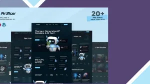 Artificer - Robotics and AI Elementor Pro Template Kit