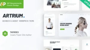 Artrium - Creative Agency and Web Studio WordPress Theme