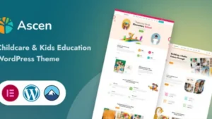 Ascen - Childcare and Kids Education WordPress Theme