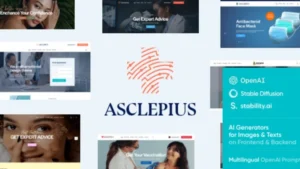 Asclepius - Doctor, Medical & Healthcare WordPress Theme