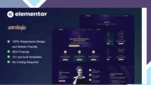 Astrologia - Horoscope Astrology Elementor Template Kit