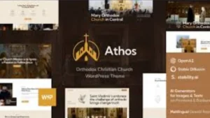 Athos - Orthodox Christian Church WordPress Theme