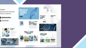 Atomic - Laboratory and Science Research Elementor Template Kit