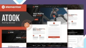 Atook - Roofing Services Elementor Template Kit