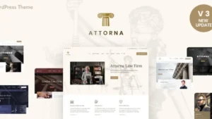 Attorna - Law Firm, Lawyer and Attorney WordPress Theme