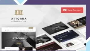 Attorna - Lawyer, Law Firm WordPress Theme