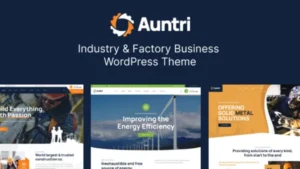 Auntri - Industry and Factory WordPress Theme