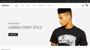 Aurum Minimalist Shopping Theme