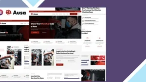 Ausa - Autocar Salon and Detailing Services Elementor Template Kit
