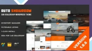 Auto Showroom - Car Dealership WordPress Theme