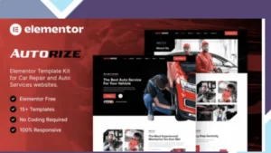Autorize - Car Repair and Auto Services Elementor Template Kit