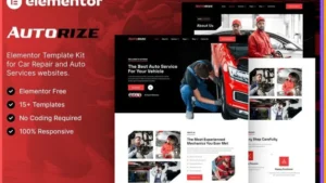 Autorize - Car Repair & Auto Services Elementor Template Kit