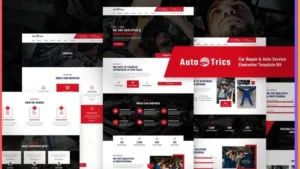 AutoTrics - Car Repair & Auto Service Elementor Template Kit