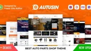 Autusin - Auto Parts and Car Accessories Shop Elementor WooCommerce WordPress Theme