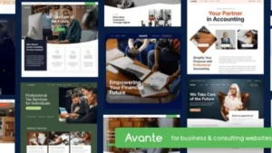 Avante Business Consulting Theme