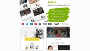 Avas Multi Purpose WordPress Theme