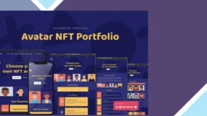 Avatar - NFT Portfolio Elementor Template Kit