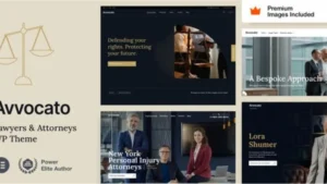 Avvocato - Law Firm WordPress Theme