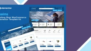Awima - Fishing Shop and Store WooCommerce Elementor Pro Template Kit
