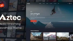 Aztec - Video Streaming and Membership Theme