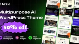 Azzle - SaaS and Tech Startup Elementor WordPress Theme