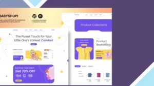 Babyshopi - Kids Store and Baby Shop Elementor Template Kit