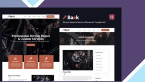 Baek - Bicycle Repair and Service Elementor Template Kit