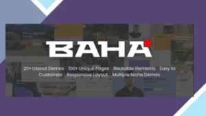 BAHA - Responsive Multi-Purpose HTML Template