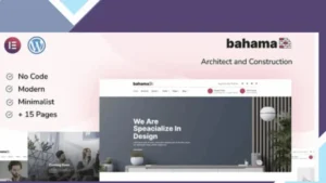Bahama Contractor and Architect Elementor Template Kit