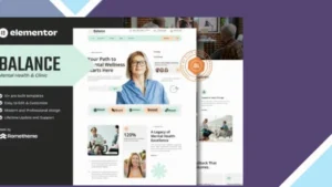 Balance - Mental Health Clinic Elementor Template Kit