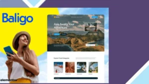 Baligo - Asian Travel Agency Elementor Kit Template