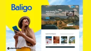 Baligo - Asian Travel Agency Elementor Template Kit