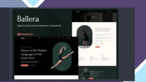 Ballera - Ballet and Dance School Elementor Template Kit